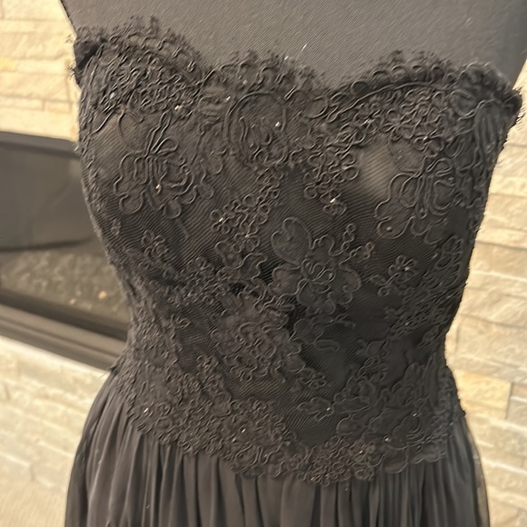 Nicolletti Couture Custom Black Cocktail Dress - Picture 2 of 4
